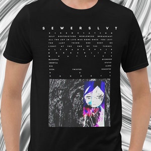 SEWERSLVT MUSIC T SHIRT we had good times together, don't forget that dnb breakcore last album
