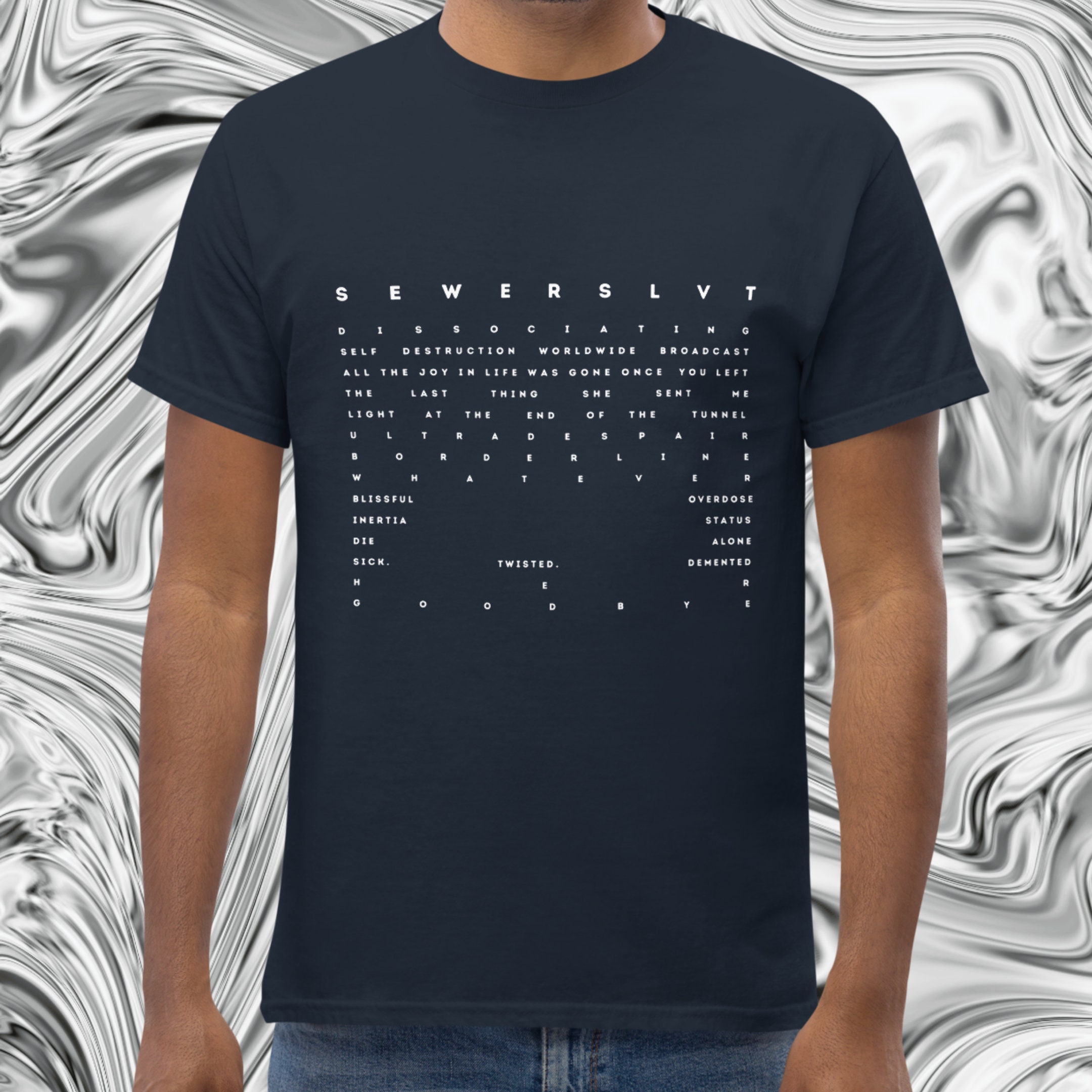 ★人気★【WOOALONG】★NEVER DONT STOP burning T-shir.t★ 우알롱(WOOALONG) NEVER DONT STOP burning T-shirt - BLACK