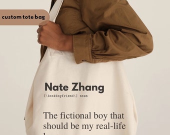 Tote bag books for teacher Custom Book bag tote bag gift for Book lovers customs book lover gift personalized gifts christmas gift idea