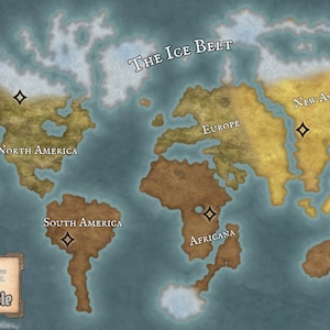 Pergament Style Map - Realistisch oder Fantastisch
