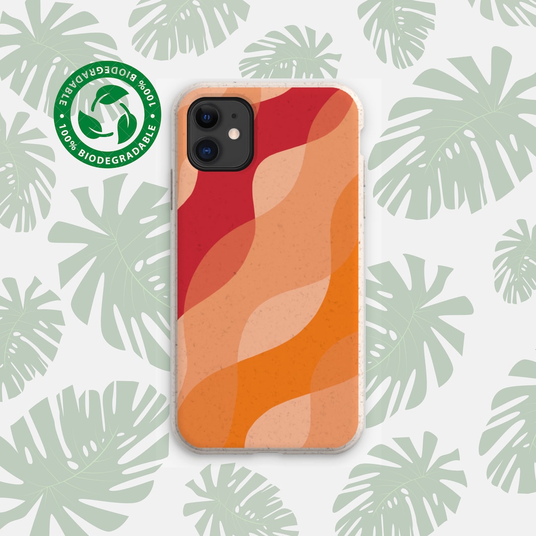 SUMMER WAVES Biodegradable Vegan Ecofriendly Case, Plastic Free