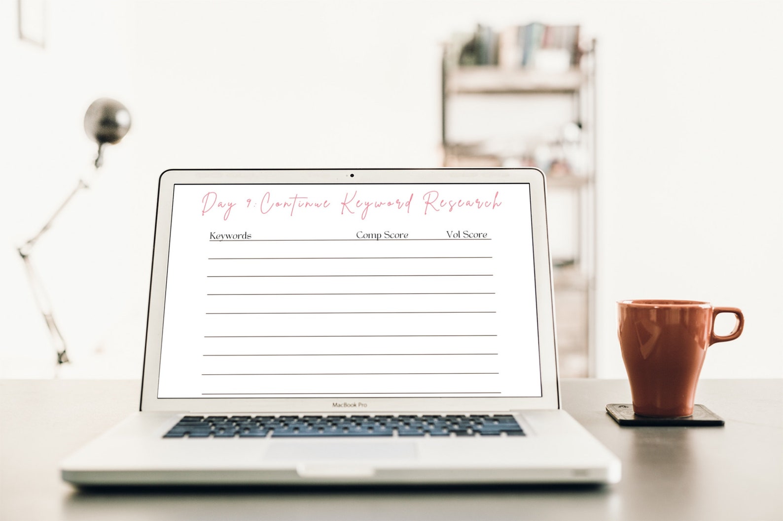 Printable Blog Workbook to Start a Blog Blog Planner Blog SE0 Strategy ...