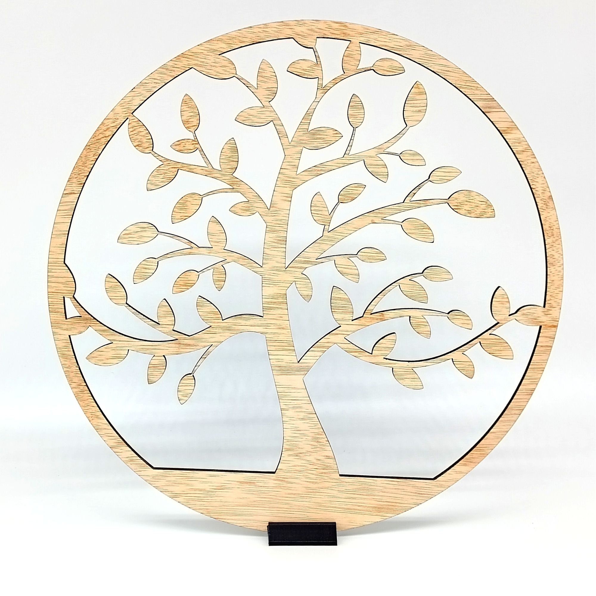 stèle Funéraire d'intérieur en Bois Personnalisable L'arbre de Vie