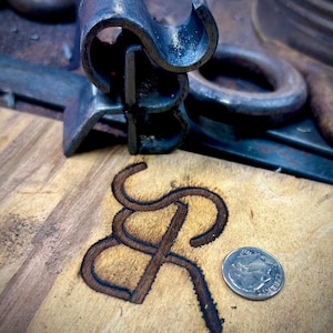 Custom Hand Forged Real Vintage Style STEAK Branding Iron... 2-3 inch iron