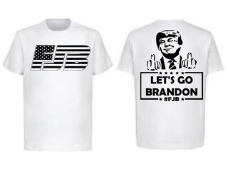 Lets Go Brandon #FJB T-Shirt Uomo - Maglietta Divertente E Irriverente - Taglie E Colori Vari