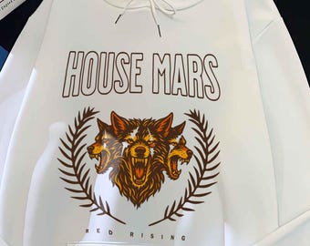 Red Rising - House Mars, Sevro, Howler, The Institute shirt, Bookish Hoodie