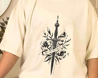 You Do Not Yield TOG Comfort colors Shirt, Bookish Gift for Womenm Booktok Shirt, Fantasy Reading Gift, Book Lover