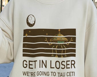 Going to Tau Ceti, Vintage Book lover Gift shirt, Project Hail Mary, Rocky Alien, ryland grace, Bookish Sweatshirt.