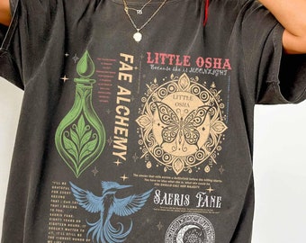 Livre vif-argent, chemise couleurs confort Little Osha Butterfly, t-shirt vif-argent Callie Hart, t-shirt inspiré du martin-pêcheur Saeris Fane