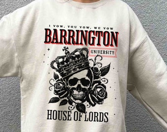 Barrington University Sweatshirt, The Ritual Shirt, Dark Romance Sweater, Smut Reader Shirt, Spicy Romance, Ryat Archer