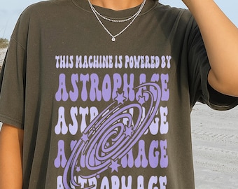 This Machine Is Powered by Astrophage - Project Hail Mary, Space, Andy Weir , Book lover gift Comfort Colors Shirt