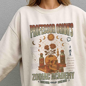 Professor Orion's Zodiac Academy Shirt, Zodiac Solaria Sweatshirt, Zodiac Academy Merch, Vega Twins Shirt, Zodiac Signs, Officially Licensed