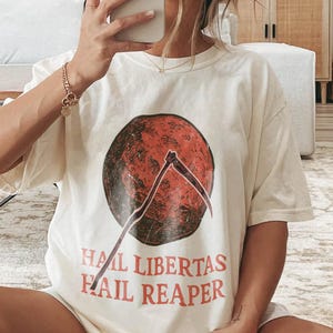 Red Rising Merch, Hail Libertas Hail Reaper, Book lover Tshirt, Comfort Colors shirt officially licensed