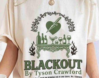 OFFICIALLY LICENSED Blackout, Tyson Crawford, LORDS, Shantel Tessier, Ritual, Sinner, Sacrifice,Dark Romance Comfort Colors Shirt