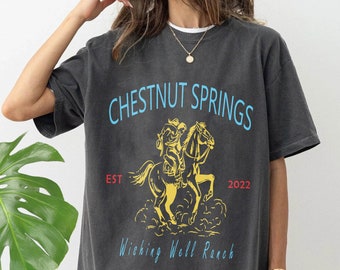 Chestnut Springs Comfort Colors Shirt, Wishing Well Ranch Shirt, Cowboy Romance, Elsie Silver, Western Romance, Bookish Shirt, Book Lover