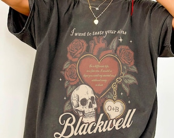 Phantasma Blackwell Dark Romance Book Lovers Kaylie Smith Merch Comfort colors shirt Officially Licensed