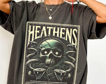 Heathens Legacy of Gods Comfort Colors Shirt, Kiss the Villain, Rina Kent Bookish tshirt, Dark Romance shirt, Reader Spicy, Bookish Merch