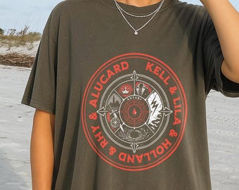 The ADSOM Crew - A Darker Shade of Magic Vintage Comfort colors shirt, Ve Schwab merch, book lover gift