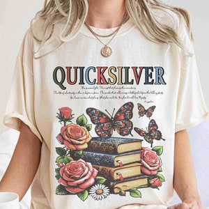 Quicksilver Book Comfort color shirt, Fantasy Bookish Merch, Little Osha, Kingfisher Shirt, Romantasy Bookish Gift, Callie Hart Merch