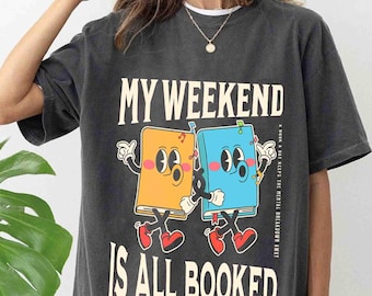 Comfort Colors Bookish Shirt, Banned Books Shirt, Mental Health Shirt, Gifts for Readers, Bookish Mental Health Shirt, Book Lover Shirt,