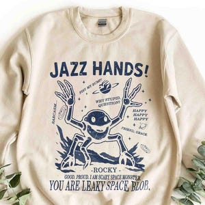 Project Hail Mary Vintage Rocky Sweatshirt, You Sleep I Watch, Inspired by Andy Weir, Bookish shirt