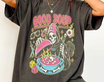 GOOD SOUP, NINTH House Comfort Colors Shirt, The Locked Tomb Series, Tamsyn Muir book