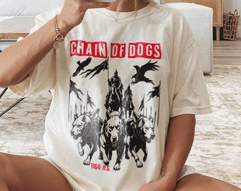 Chemise vintage Malazan Chain of Dogs Comfort Colors