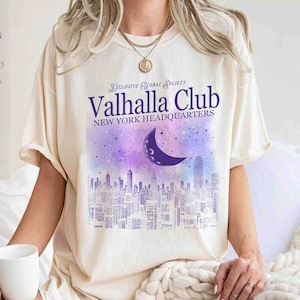 Valhalla club Comfort Colors shirt, Kings of Sin series by Ana Huang merch, Twisted series shirt, Romance Book Merch, Bookish Shirt. image 1