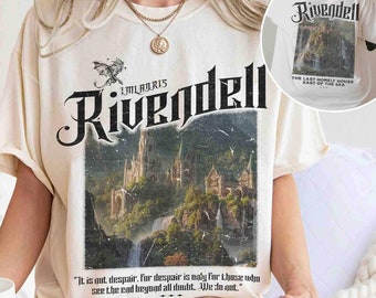 Rivendell Comfort Colors Shirt, The Fellowship Shirt, The Shire Distressed, The Hobbits