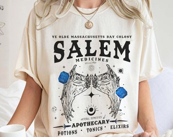 Salem Apothecary Comfort Colors Shirt, Salem Apothecary Halloween shirt, Salem Witches Shirt, Salem shirt, Salem 1692 shirt