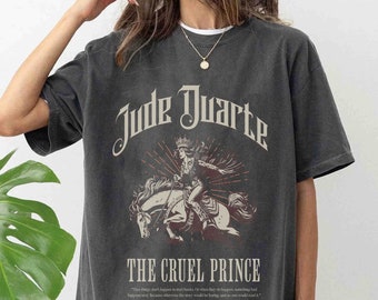 The Cruel Prince Comfort color shirt, The Folk of the Air shirt, Cardan Greenbriar Shirt, Jude and Cardan Shirt, Bookish shirt