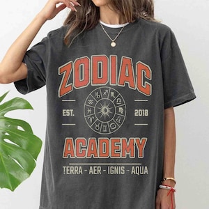 Zodiac Academy Solaria Comfort Colors Shirt, Zodiac Academy Merch, Vega Twins Shirt, Zodiac Signs, Ruthless Boys ( Officially Licensed )