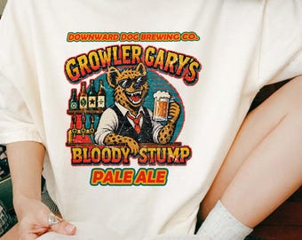 Dungeon Crawler Carl, Growler Gary Comfort Colors Shirt, Princess Donut ,dcc , book lover gift, DOWNWARD DOG BREWING Co