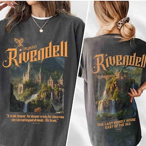 Rivendell Comfort Colors Shirt, The Fellowship Shirt, The Shire Distressed, The Hobbits