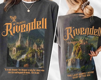 Rivendell Comfort Colors Shirt, The Fellowship Shirt, The Shire Distressed, The Hobbits