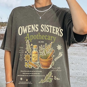 Comfort Colors Magic Practical Shirt, Apothecary Owens T Shirt, Midnight Margaritas Witchy, Practical Magic Tee, Sally, Gillian Owen