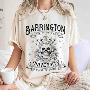 Barrington University The Ritual Comfort , Smut Shirt, Dark Romance Reader Shirt, Fantasy Reader Shirt, Ryat Archer Shirt, Book Lover Gift