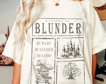 LICENSED One Dark Window Comfort Colors Shirt, Blunder Be Wary Be Clever Be Good, Shepherd King, Inspired by Rachel Gillig, Elspeth Spindle