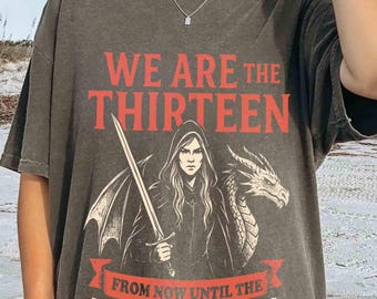 The Thirteen Shirt, Manon Blackbeak Ironteeth Witches Tee, SJM Throne of Glass Merch, Dorian Haviliard Bookish Shirt, Officially Licensed