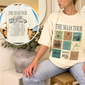 Sarah J. Maas Tour Comfort Colors Shirt, The Maas Tour Tee, Crescent City, Throne of Glass Merch, SJM Fan Apparel gift, velars merchs