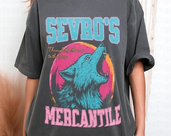 Camisa Sevro Red Rising, Howlers vintage, Omnis Vir Lupus, Sevro's Mercantile Bookish Comfort Colors, camisa con licencia oficial.