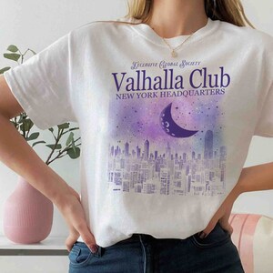 Valhalla club Comfort Colors shirt, Kings of Sin series by Ana Huang merch, Twisted series shirt, Romance Book Merch, Bookish Shirt. image 2