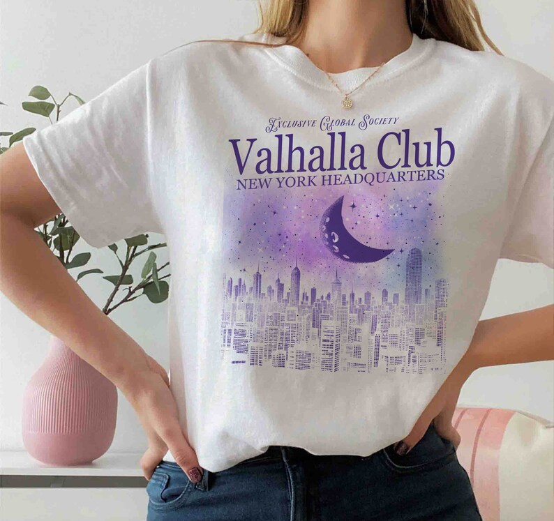 Valhalla club Comfort Colors shirt, Kings of Sin series by Ana Huang merch, Twisted series shirt, Romance Book Merch, Bookish Shirt. image 2