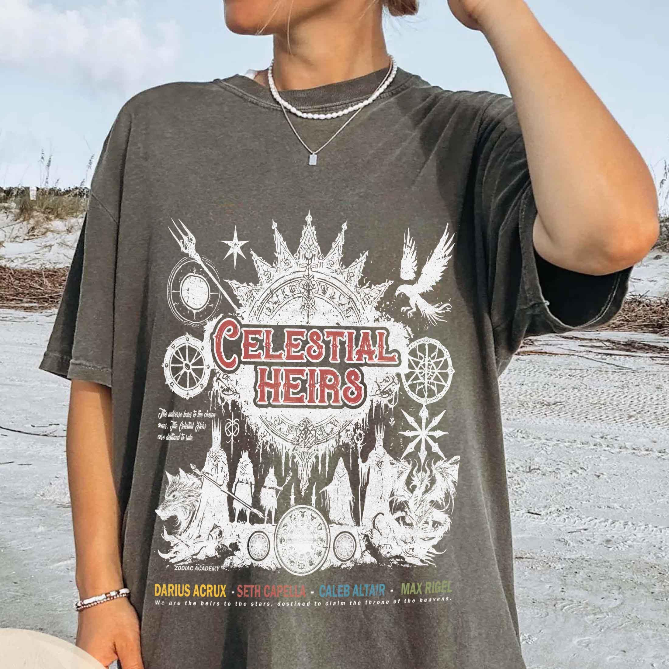 Celestial Heirs Comfort Colors Shirt, Darius Acrux Caleb Altair