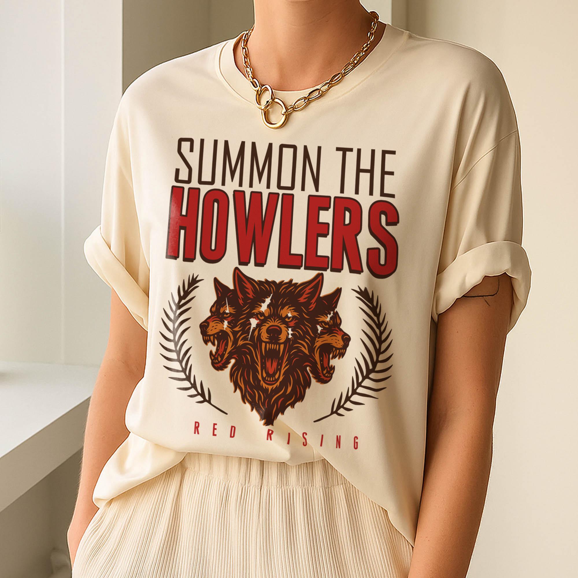 Red Rising Howlers Merch Summon the Howlers - Red Rising, Darrow, Sevro, Victra, Bookish T-shirt ...