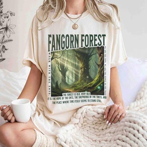 Fangorn Forest Shirt, Bookish Comfort Colors T-Shirt, National Parks Tshirt, Aesthetic Reader Gift, Book Nerd Gift, Movie Parody T Shirt bild 4