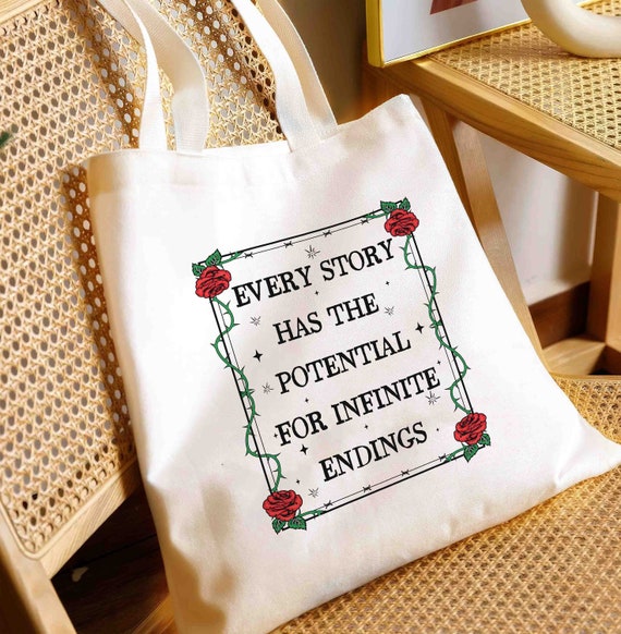 Once upon a broken heart Tote Bag, evajacks, bookish gifts, book lover, fantasy books, bookish Tote Bag