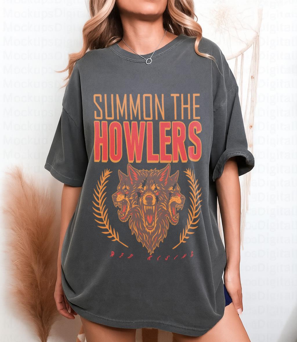 Red Rising Howlers Merch Summon the Howlers - Red Rising, Darrow, Sevro, Victra, Bookish T-shirt ...