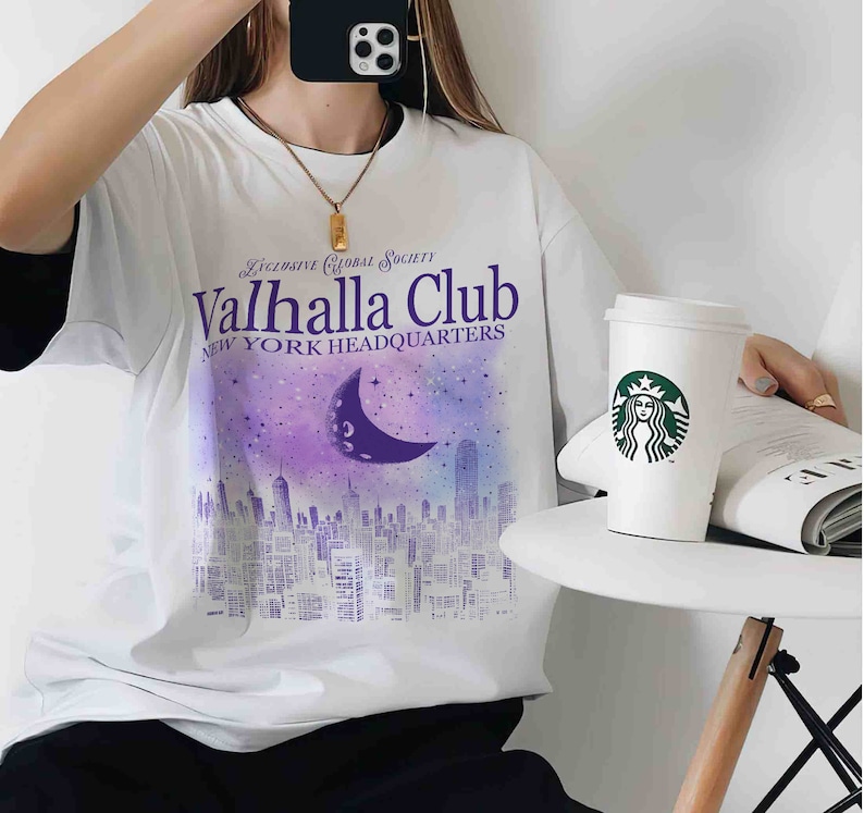 Valhalla club Comfort Colors shirt, Kings of Sin series by Ana Huang merch, Twisted series shirt, Romance Book Merch, Bookish Shirt. image 3