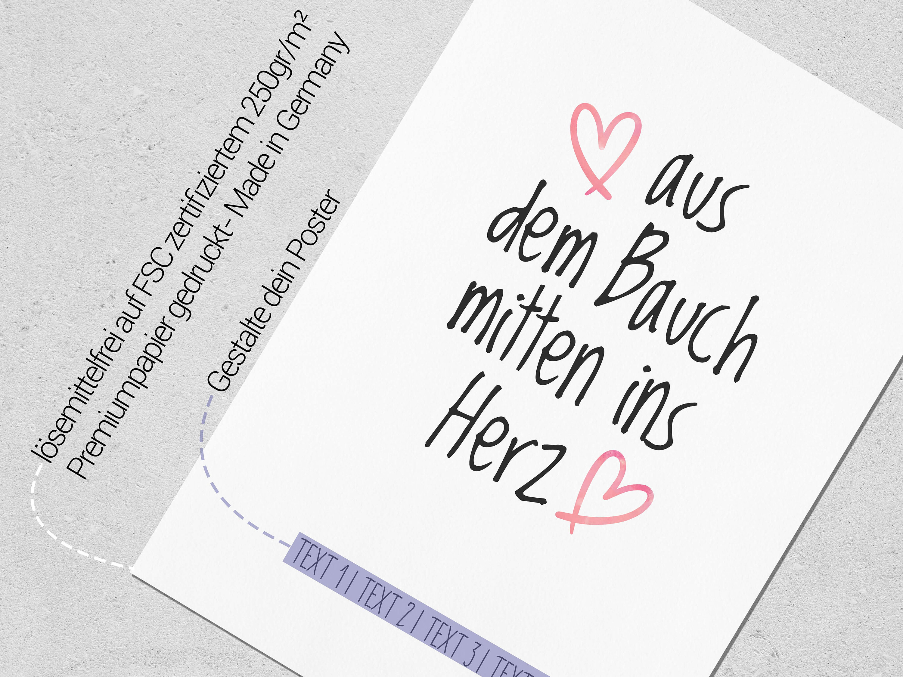 Poster Geburt Aus Dem Bauch Mitten Ins Herz Babyzimmer Etsy